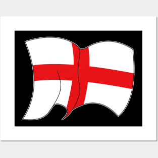 flag of England - sports, flags, and culture inspired designs Posters and Art